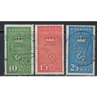 Denmark B3-5 Used 1929 set (ak5516)