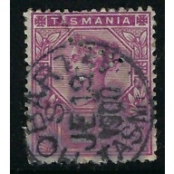 Tasmania 77 Used 1892 issue/messy back (RR) (fe3868)