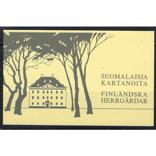 Finland 672 Bklt 1982 Manor Houses (an2191)