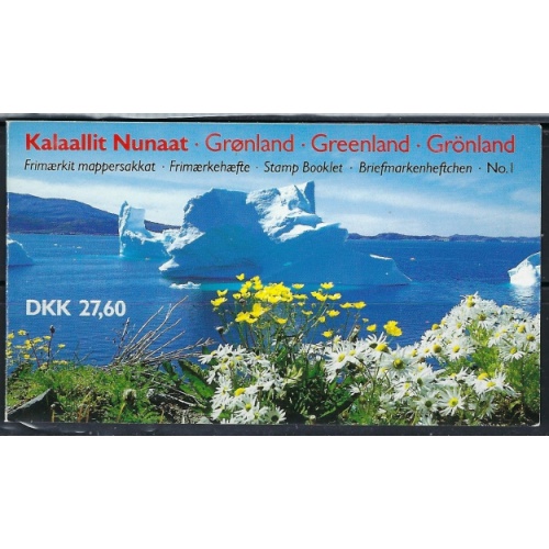 Greenland 91a and 130a MNH 1989 Booklet (an3735)