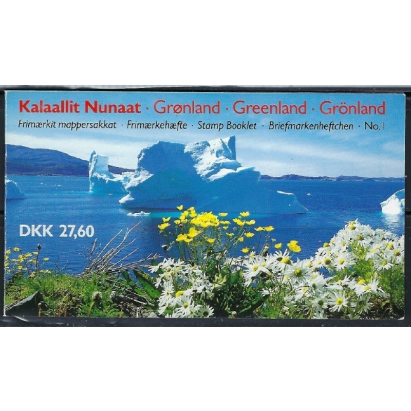 Greenland 91a and 130a MNH 1989 Booklet (an3735)