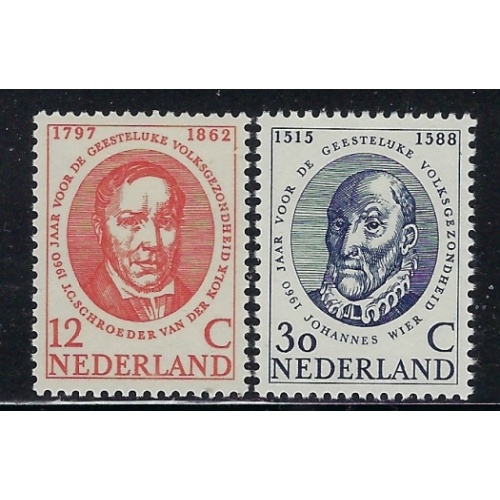 Netherlands 383-84 MNH 1960 set (fe8108)