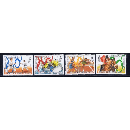 Virgin Is 683-86 MNH 1990 Olympics
