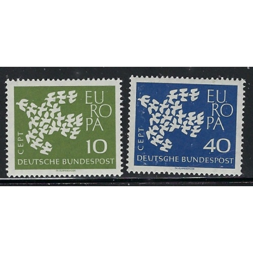 Germany 844-45 MNH 1961 Europa (ap9474)