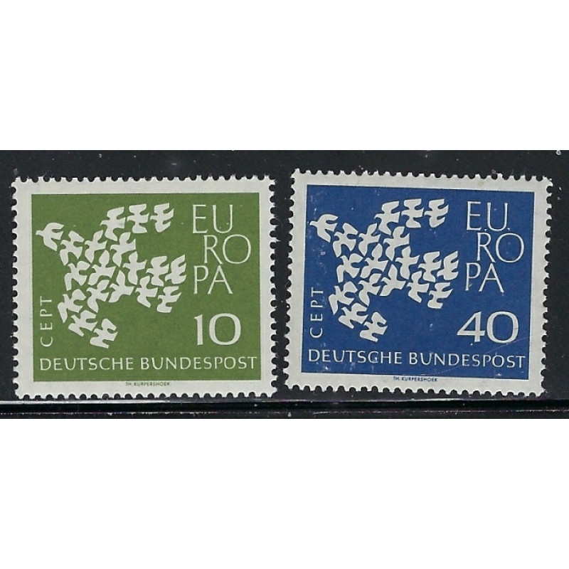 Germany 844-45 MNH 1961 Europa (ap9474)