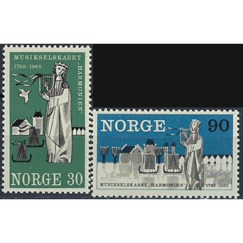 Norway 477-78 MNH 1965 set (ak1277)