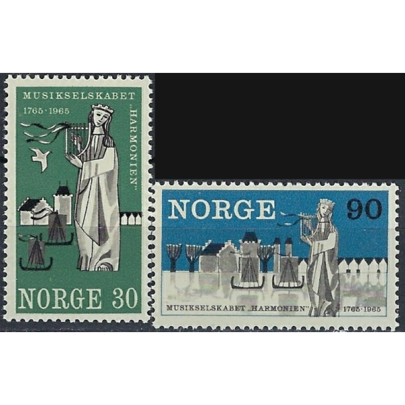 Norway 477-78 MNH 1965 set (ak1277)