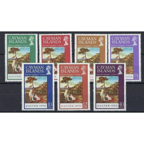 Cayman Is 251-57 MNH 1970 Christmas (an8340)