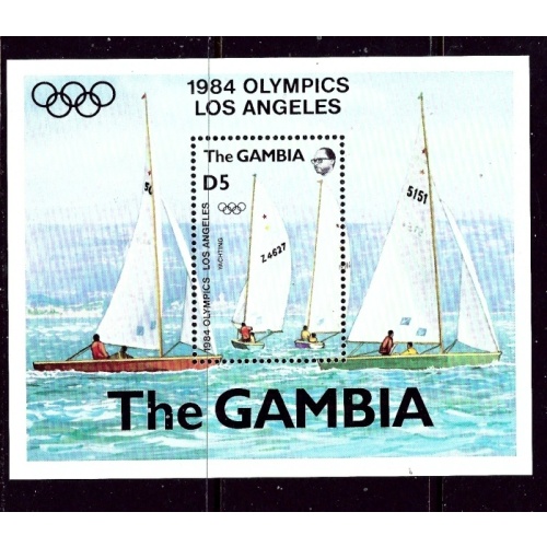 Gambia 514 MNH 1984 souvenir sheet (ap4204)