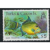 Turks and Caicos 374b MNH 1983 Fish (an6196)