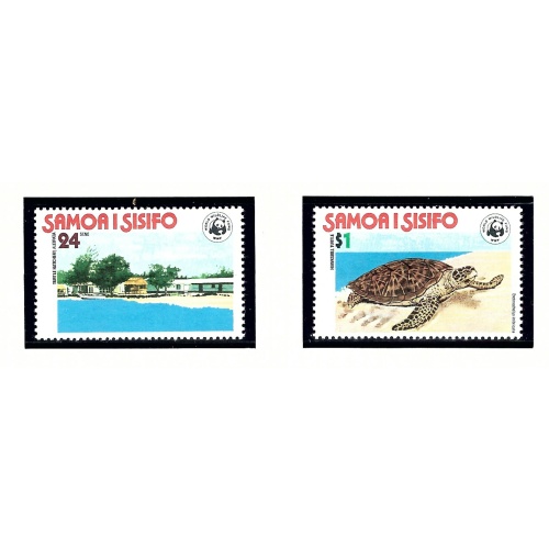 Samoa 470-71 MNH 1978 Turtles