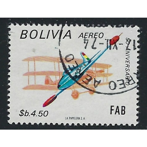 Bolivia C333 Used 1974 Airplanes (fe3393)