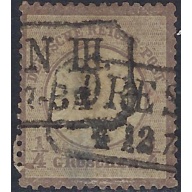Germany 14 Used 1872 issue; light bend; what appears to be two small thins; m...