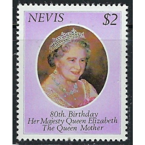 Nevis 113 MNH 1980 Queen Mother Birthday (an1791)