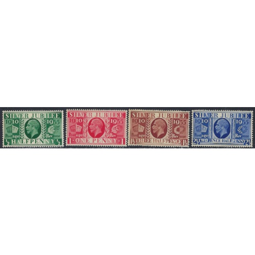 Great Britain 226-29 MNH 1935 KGV Silver Jubilee (ak6610)