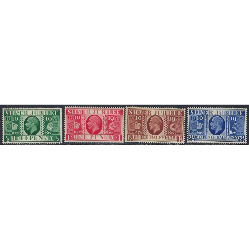 Great Britain 226-29 MNH 1935 KGV Silver Jubilee (ak6610)