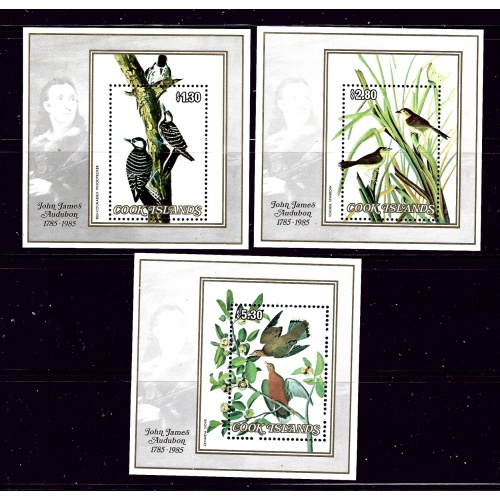 Cook Is 855-57 MNH 1985 Birds S/S