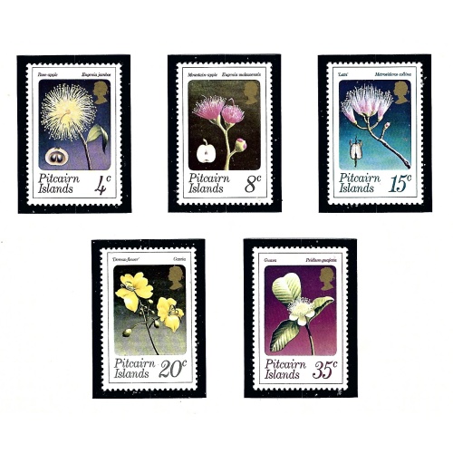 Pitcairn Is 130-34 MNH 1973 Flowers