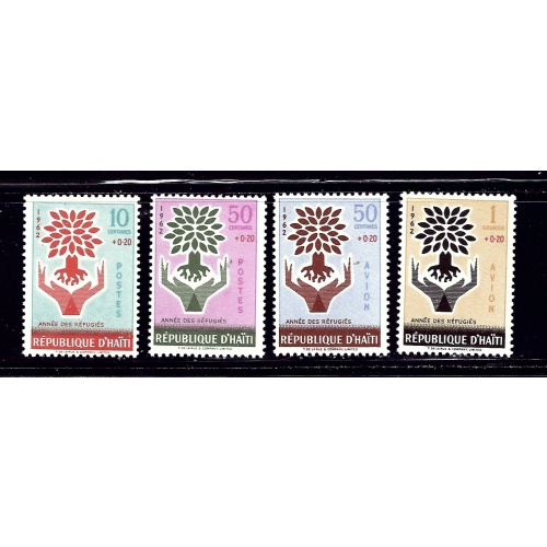 Haiti B28-29/CB45-46 MNH 1962 World Refugee Year    (ap1364)
