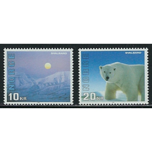 Norway 1115-16 MNH 1996 Svarbard Islands (an7001)