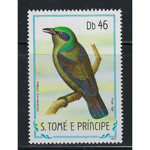 St Thomas and Prince 747 MNH 1983 Bird (an5566)