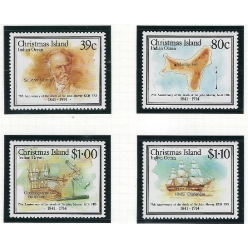 Christmas Is 230-33 MNH 1989 Sir John Murray (ak5001)