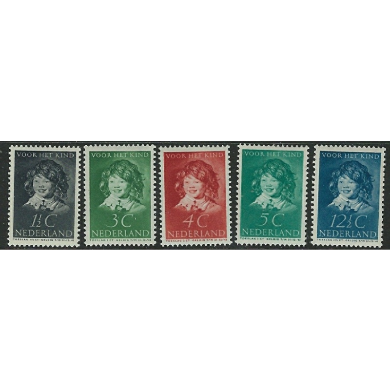 Netherlands B98-102 MNH 1937 set (fe3041)