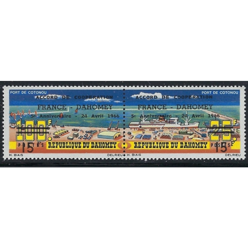 Dahomey 220a MNH 1966 Surcharge (fe9929)