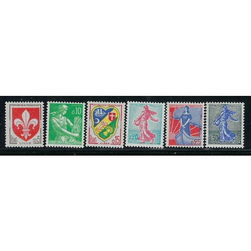 France 938-42A MNH 1960-61 set (fe5083)