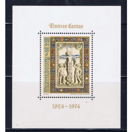 Luxemburg B302 MNH 1974 souvenir sheet