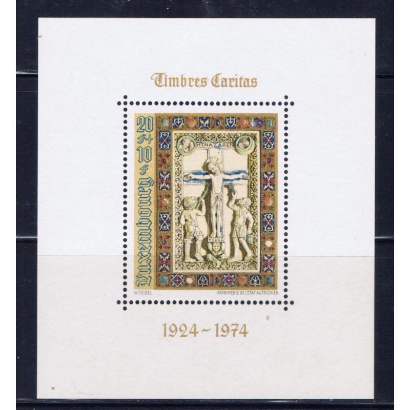 Luxemburg B302 MNH 1974 souvenir sheet