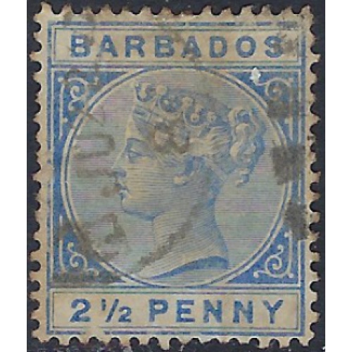 Barbados 62 Used 1882 issue (ak6281)