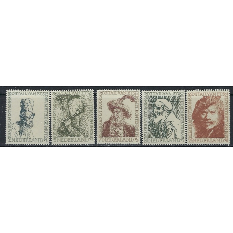 Netherlands B291-95 MLH 1956 set (ak4580)