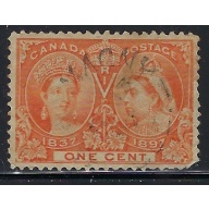 Canada 51 Used 1897 issue  rounded corner (ap9803)