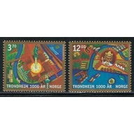Norway 1168-69 MNH 1997 City of Trondheim (an7002)