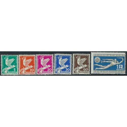 Switzerland 210-15 MH 1932 set  (ak5096)