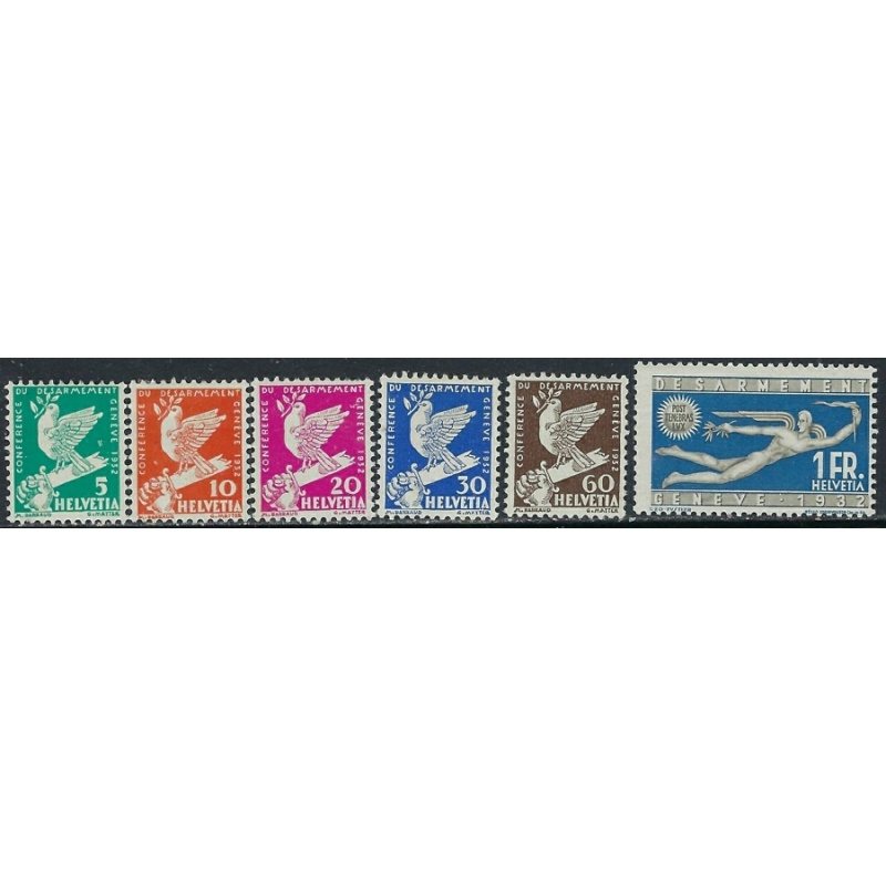 Switzerland 210-15 MH 1932 set  (ak5096)