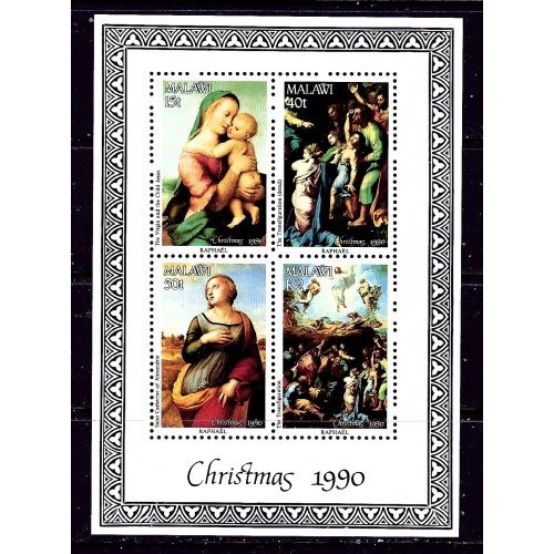 Malawi 577a MNH 1990 Christmas S/S