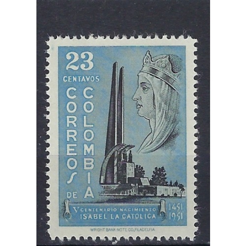 Colombia 611 MNH 1953 issue (an9052)