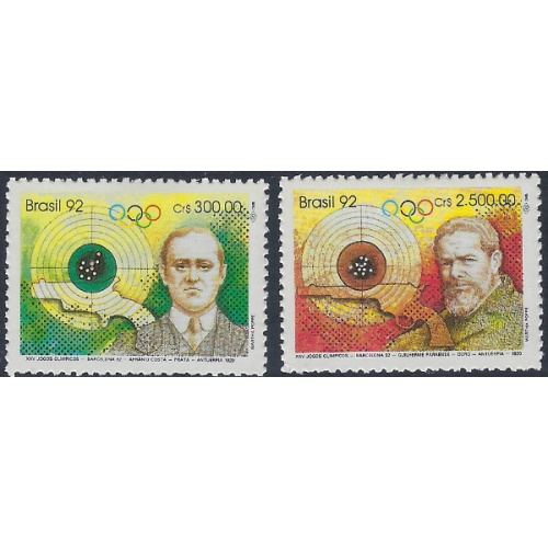 Brazil 2349-50 MH 1992 set (ak6178)