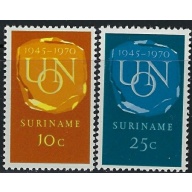 Surinam 373-74 MNH 1970 set (an3466)