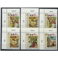 Togo 527-29; C191-93 MNH 1972 Christmas (mm1277)