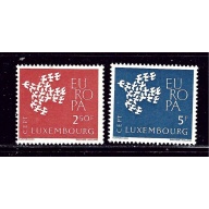 Luxemburg 382-83 MNH 1961 Europa