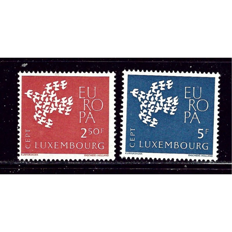 Luxemburg 382-83 MNH 1961 Europa