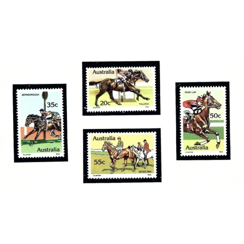 Australia 691-94 MNH 1978 Horse Racing    (ap5496)