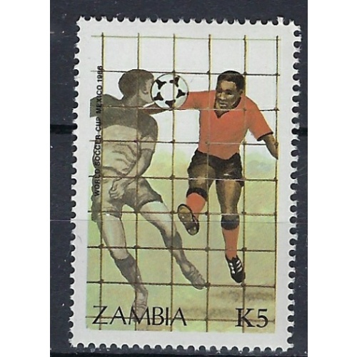 Zambia 353 MNH 1986 Soccer (ak1036)
