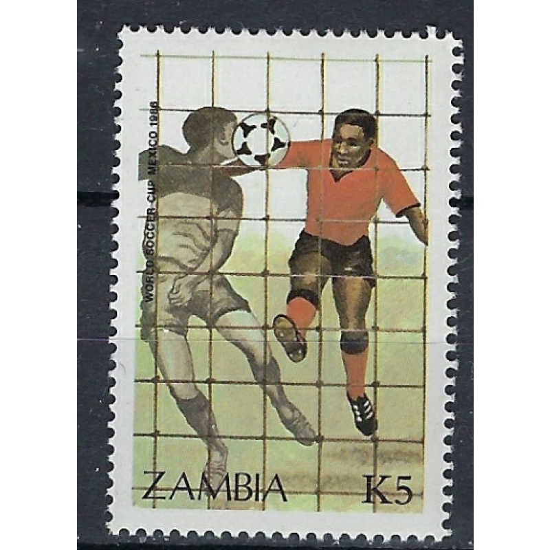 Zambia 353 MNH 1986 Soccer (ak1036)