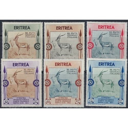 Eritrea 175-80 MH 1934 set (ak6658)