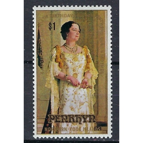 Penrhyn Is 117 MNH 1980 Queen Mother Birthday (ak1136)