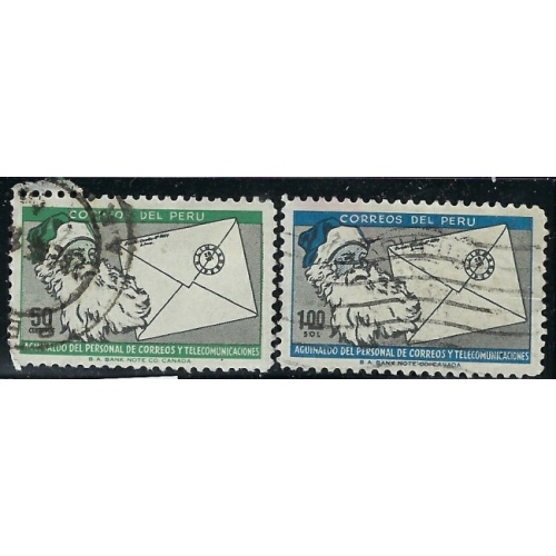 Peru 495-96 Used 1965 issue (mm1182)